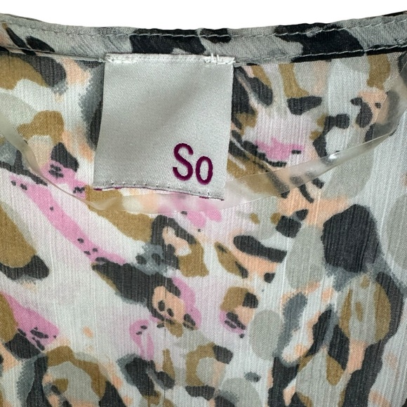 SO Leopard Kimono Duster One Size - Picture 6 of 7